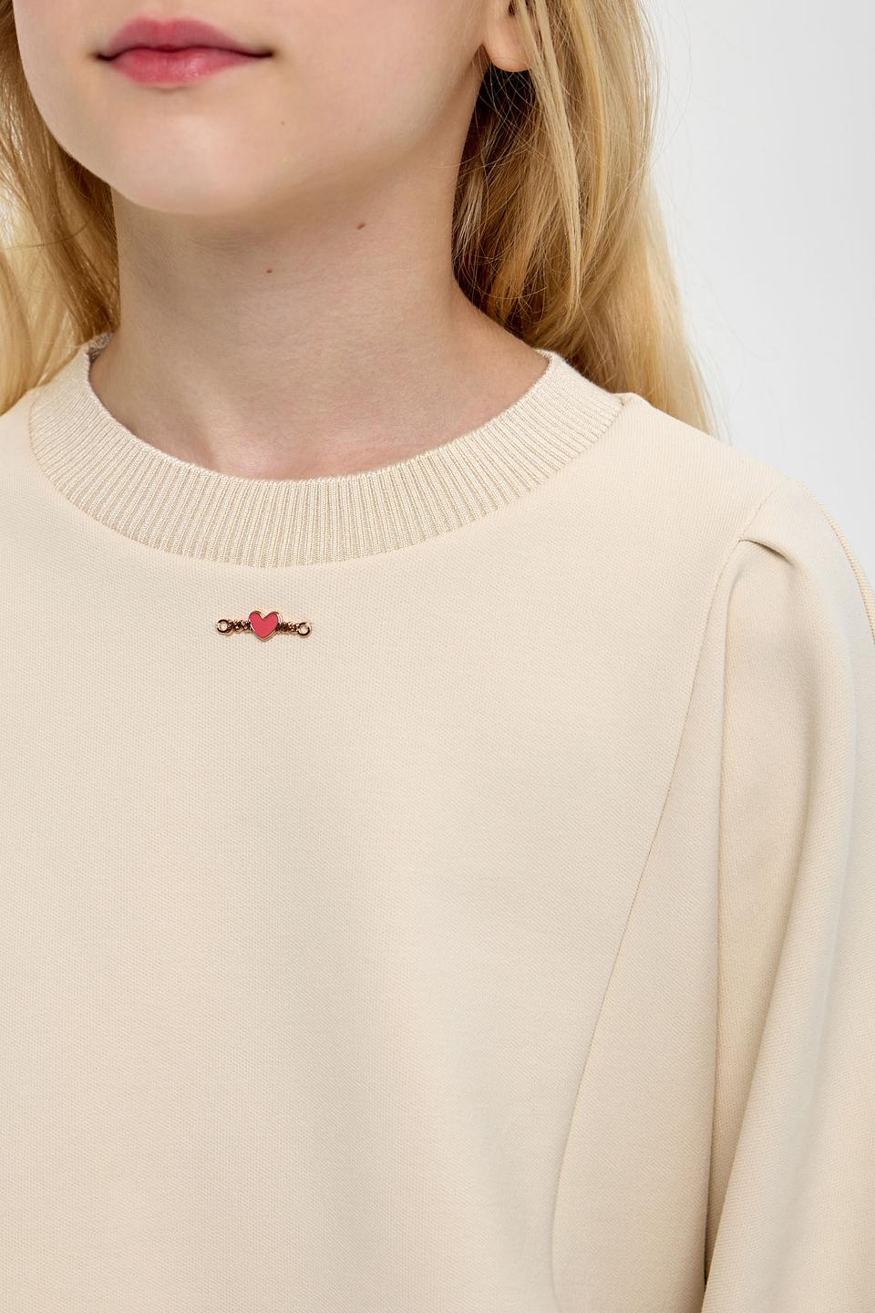 Джемпер Choupette дев. с рукавом-фонарик