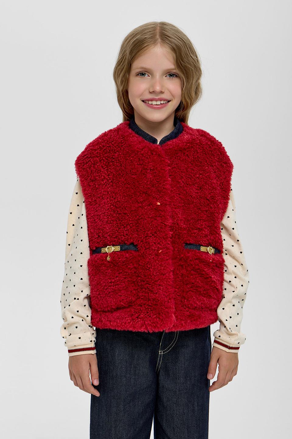 Жилет Choupette дев. бордовый