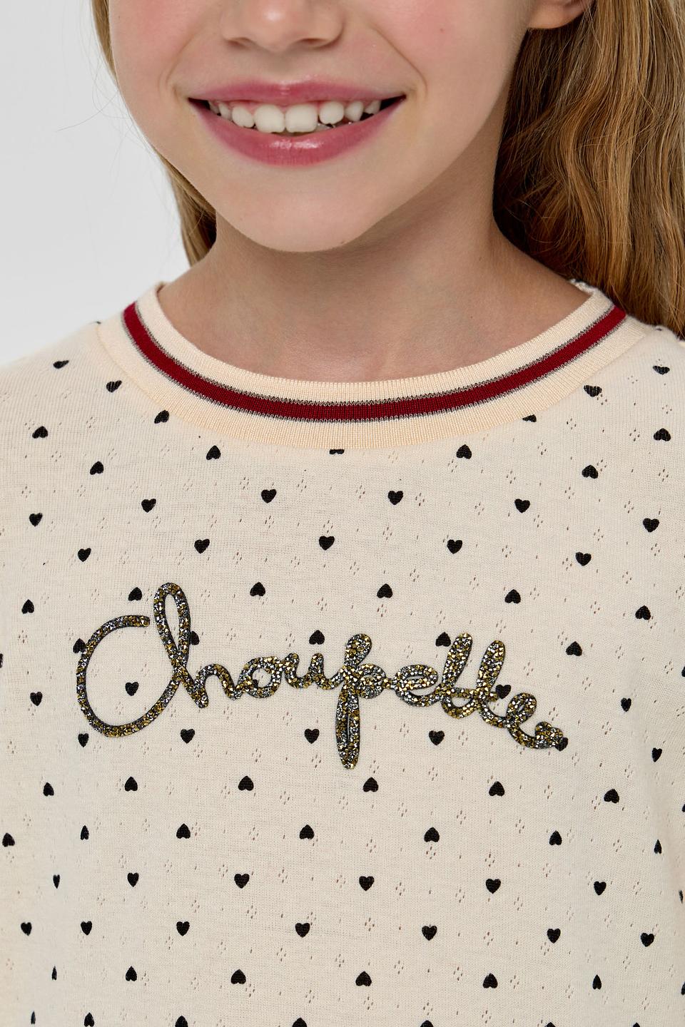 Футболка Choupette дев. в горошек