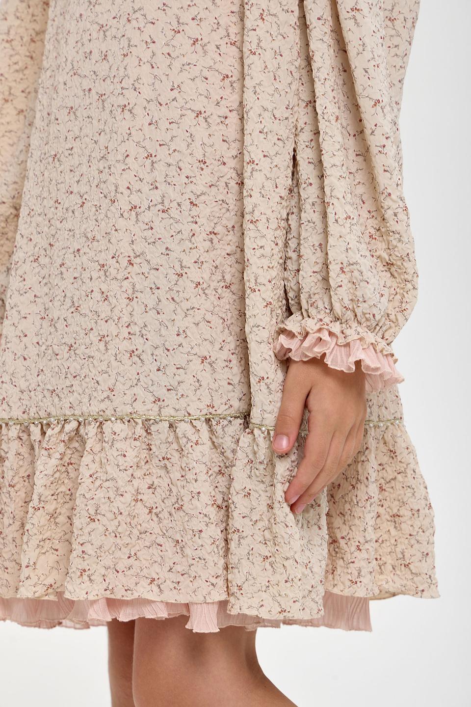 Платье Choupette дев. с цветочным принтом