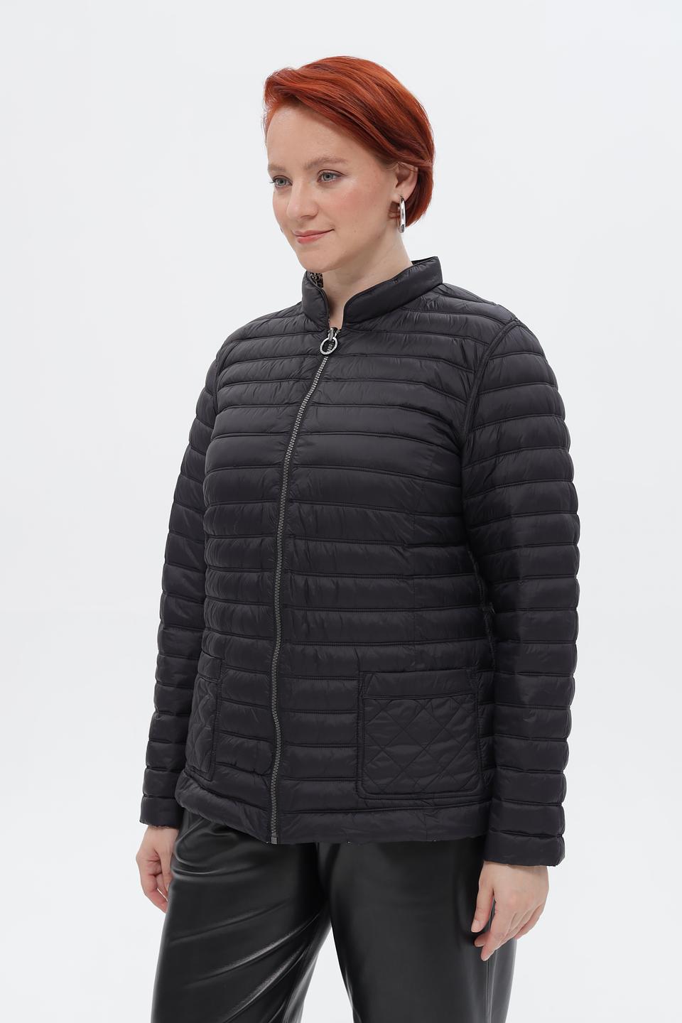 Куртка стеганая Lebek с принтом