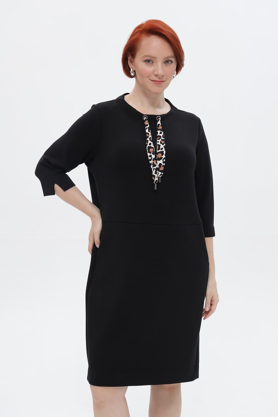 Платье Via Appia с леопардовым декором