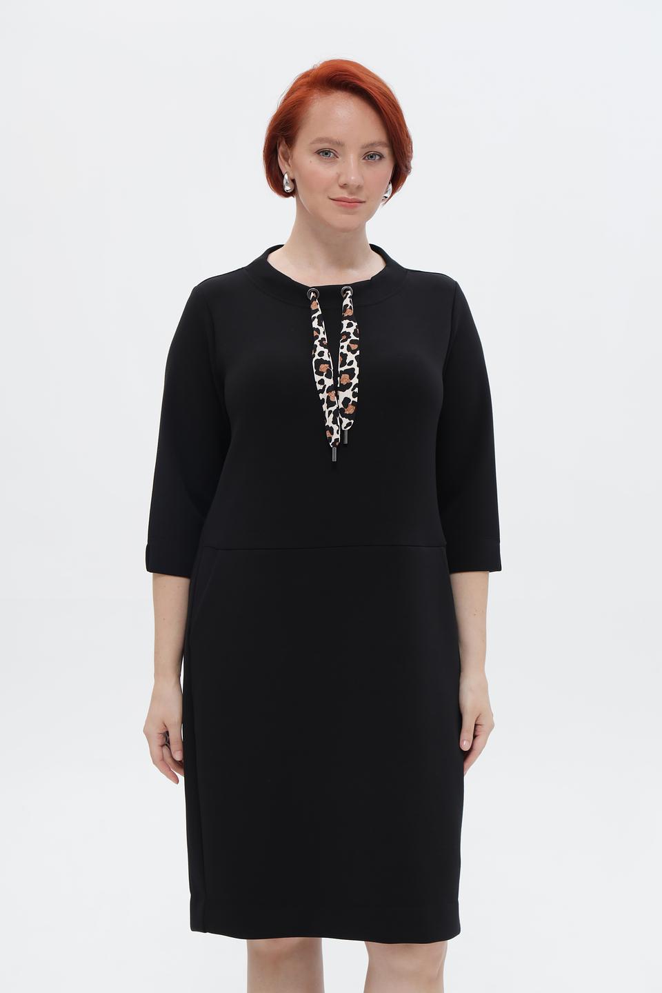 Платье Via Appia с леопардовым декором