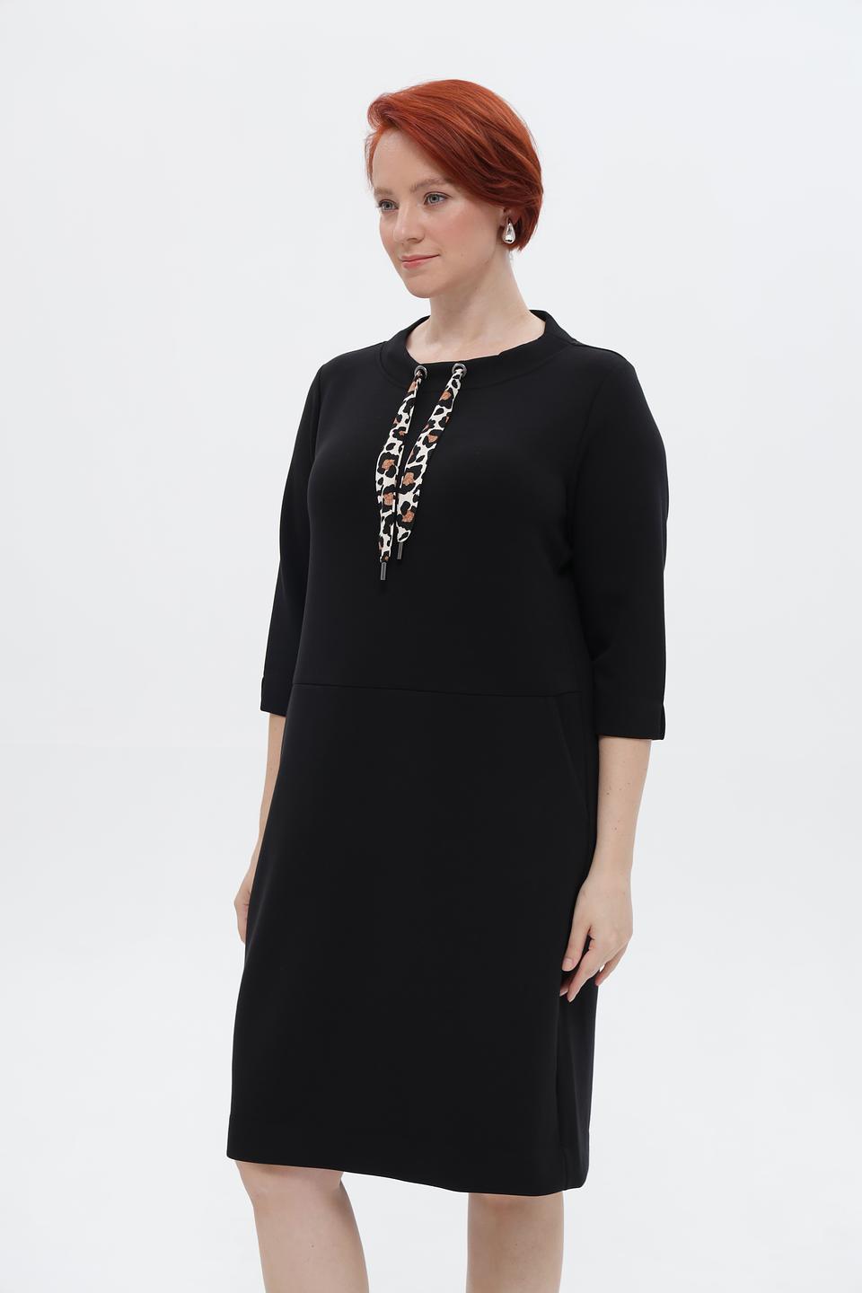 Платье Via Appia с леопардовым декором