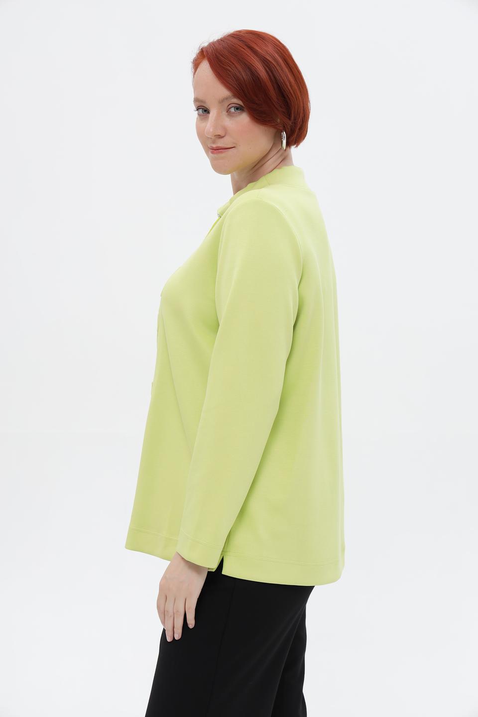 Пуловер Via Appia с тигром, мятный