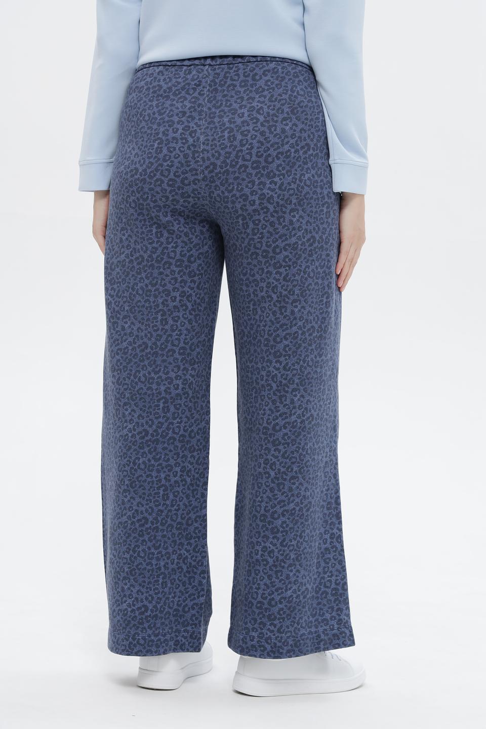 Брюки Frapp с леопардовым принтом