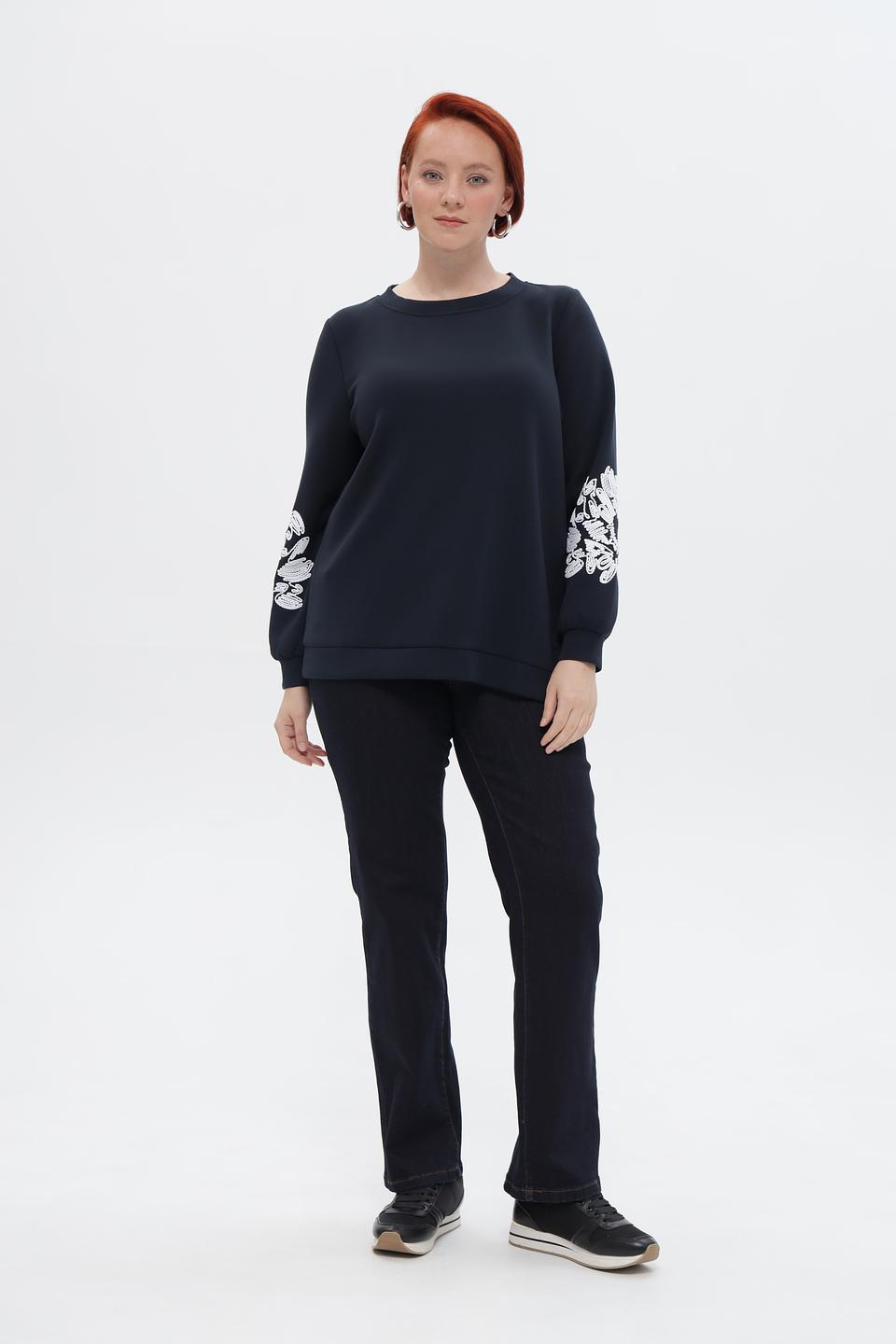 Пуловер Frapp с вышивкой