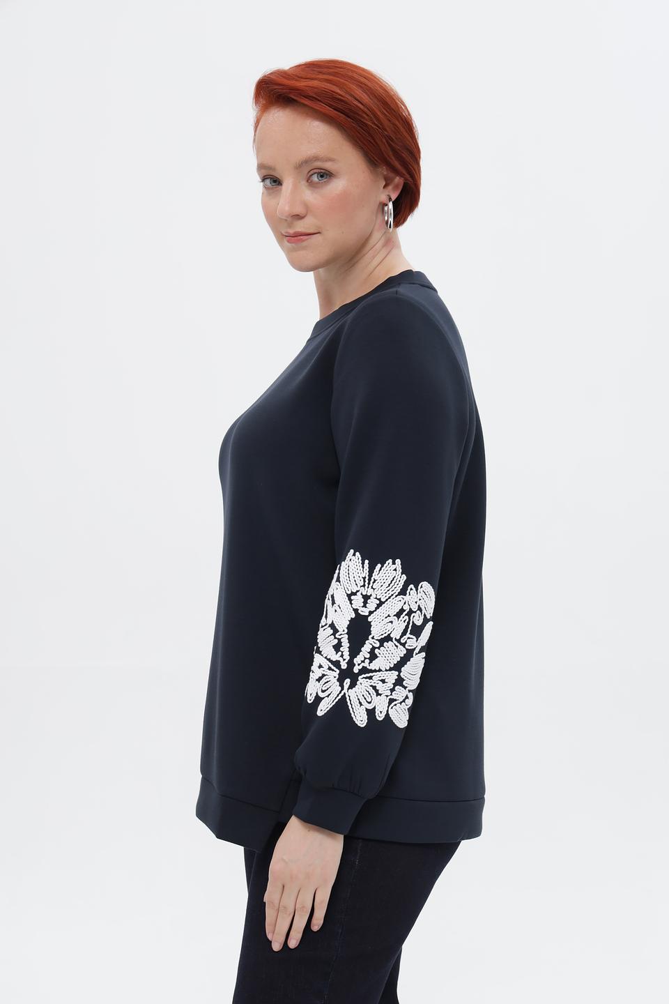 Пуловер Frapp с вышивкой