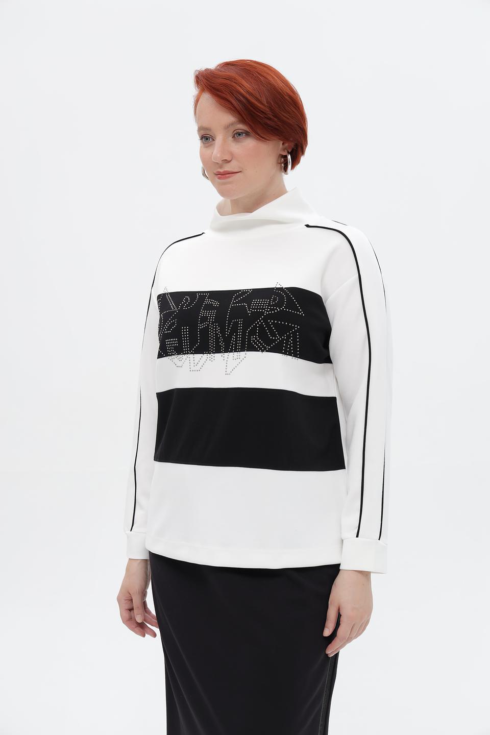 Пуловер Lebek с декором