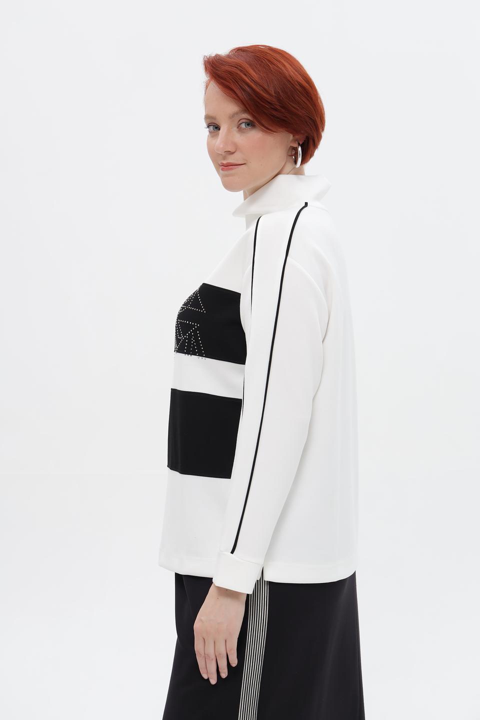 Пуловер Lebek с декором