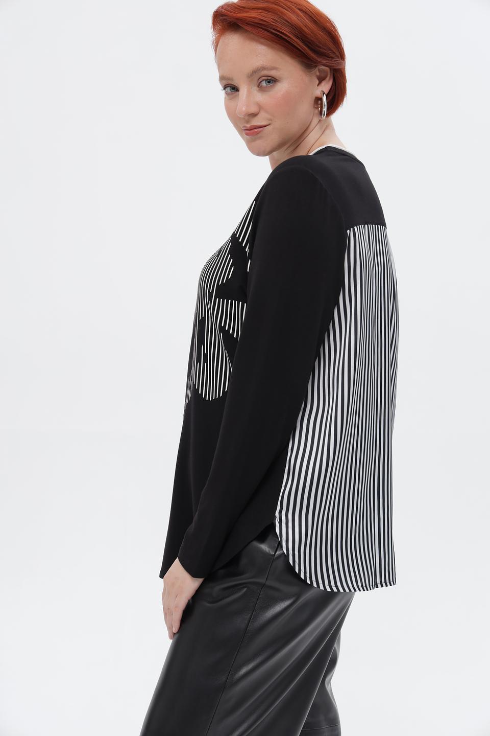 Футболка Lebek с принтом