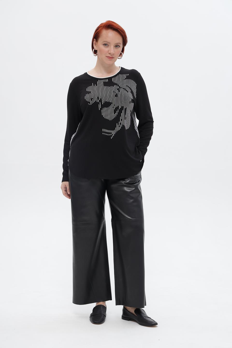 Футболка Lebek с принтом