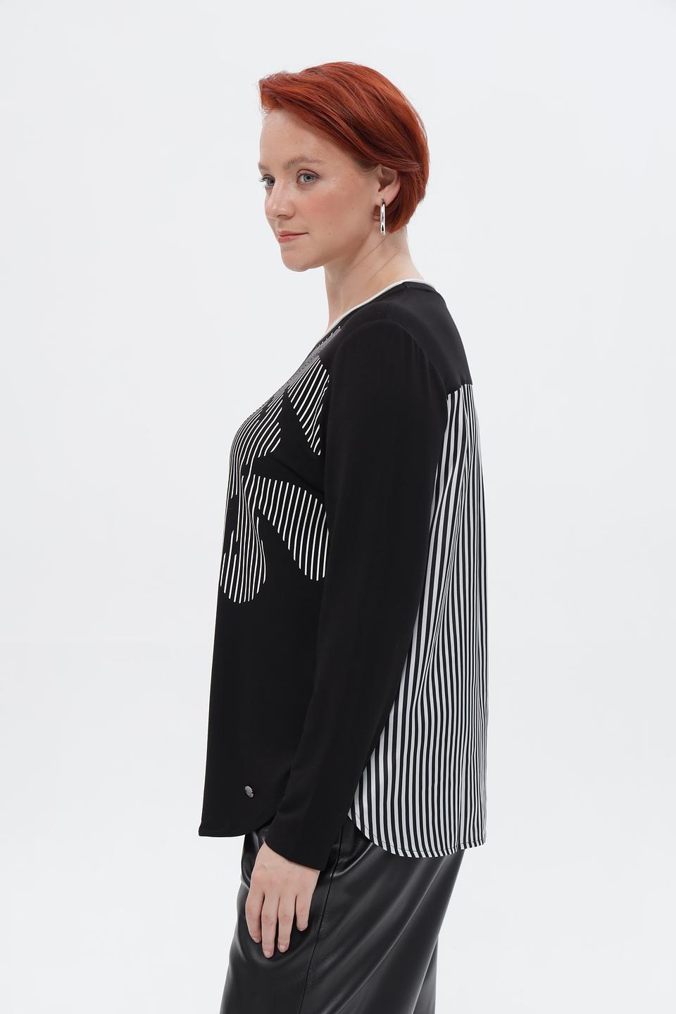 Футболка Lebek с принтом