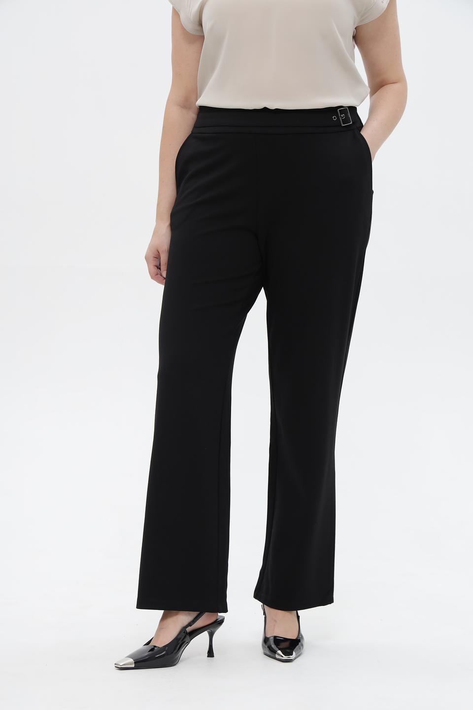 Брюки Lebek с поясом чёрные