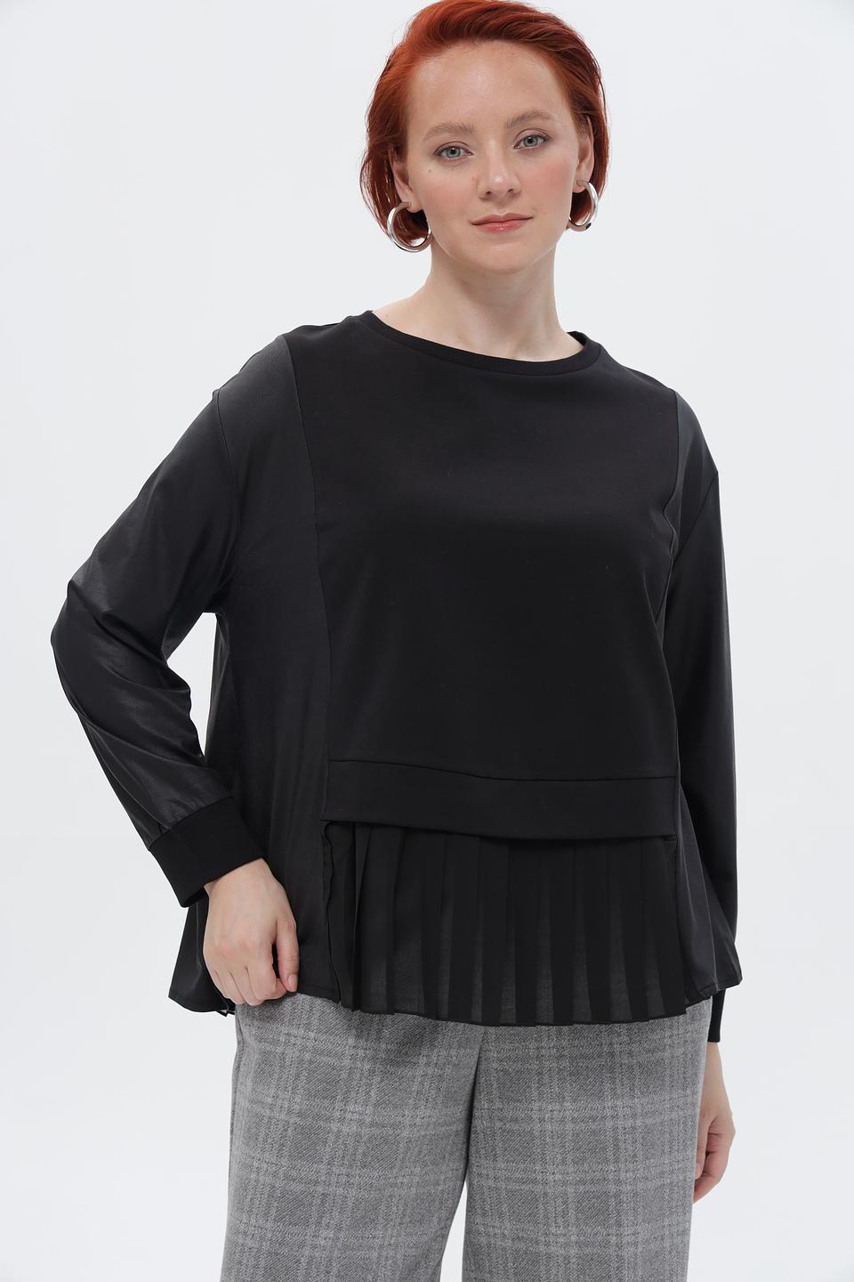 Блузка Tuzzi с оборками черная