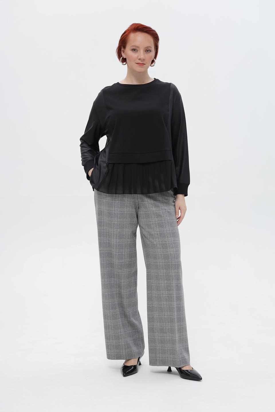 Блузка Tuzzi с оборками черная