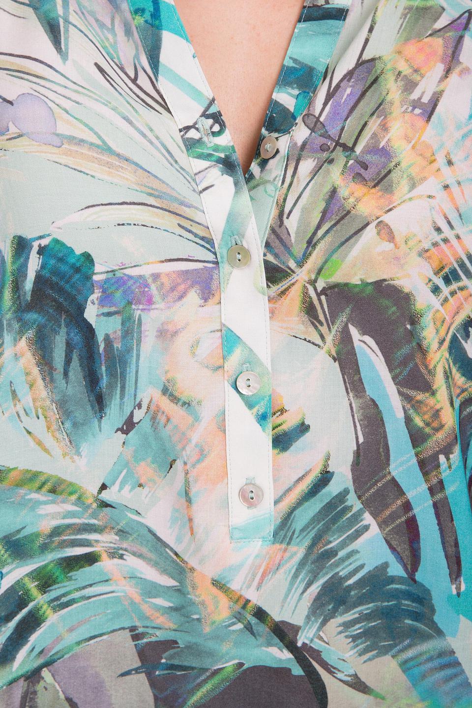 Блуза Gerry Weber с тропическим принтом