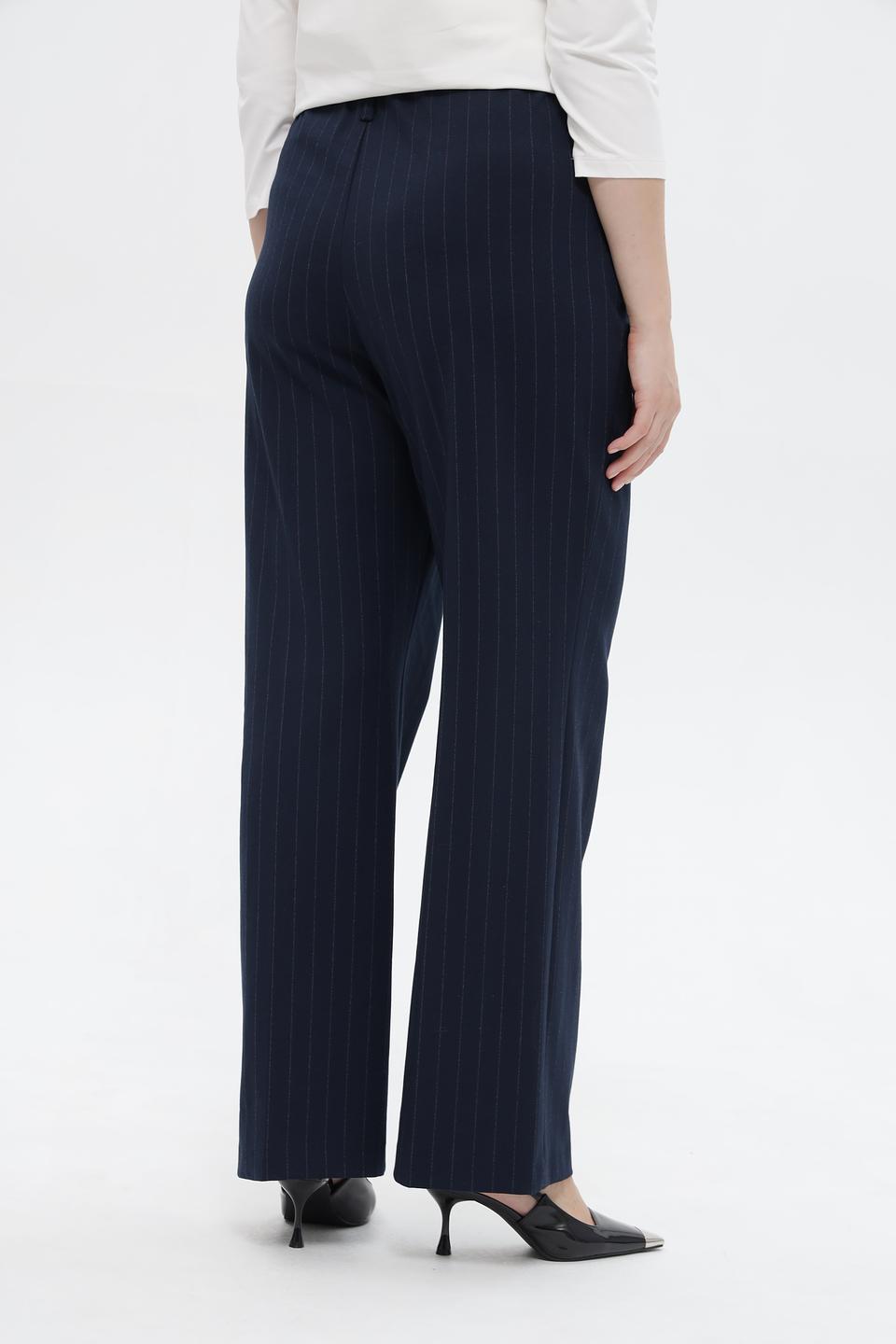 Брюки классические Bianca в полоску