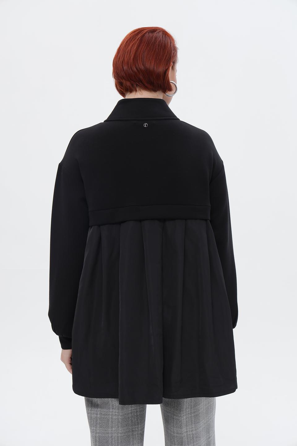 Блузка Frapp с молнией черная