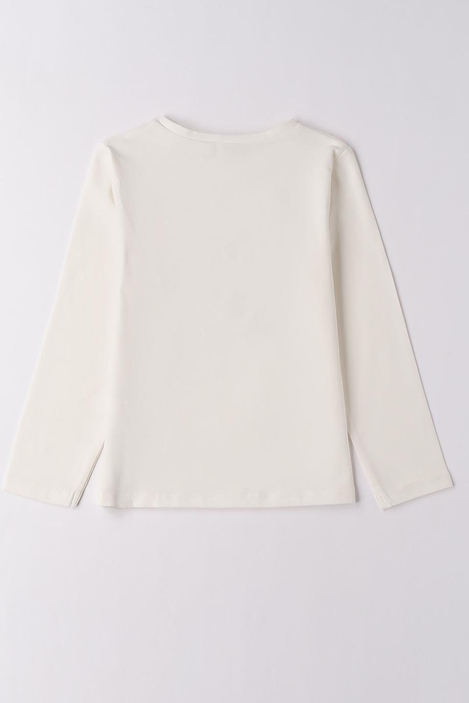 Джемпер Sarabanda дев. с мишкой кремовый