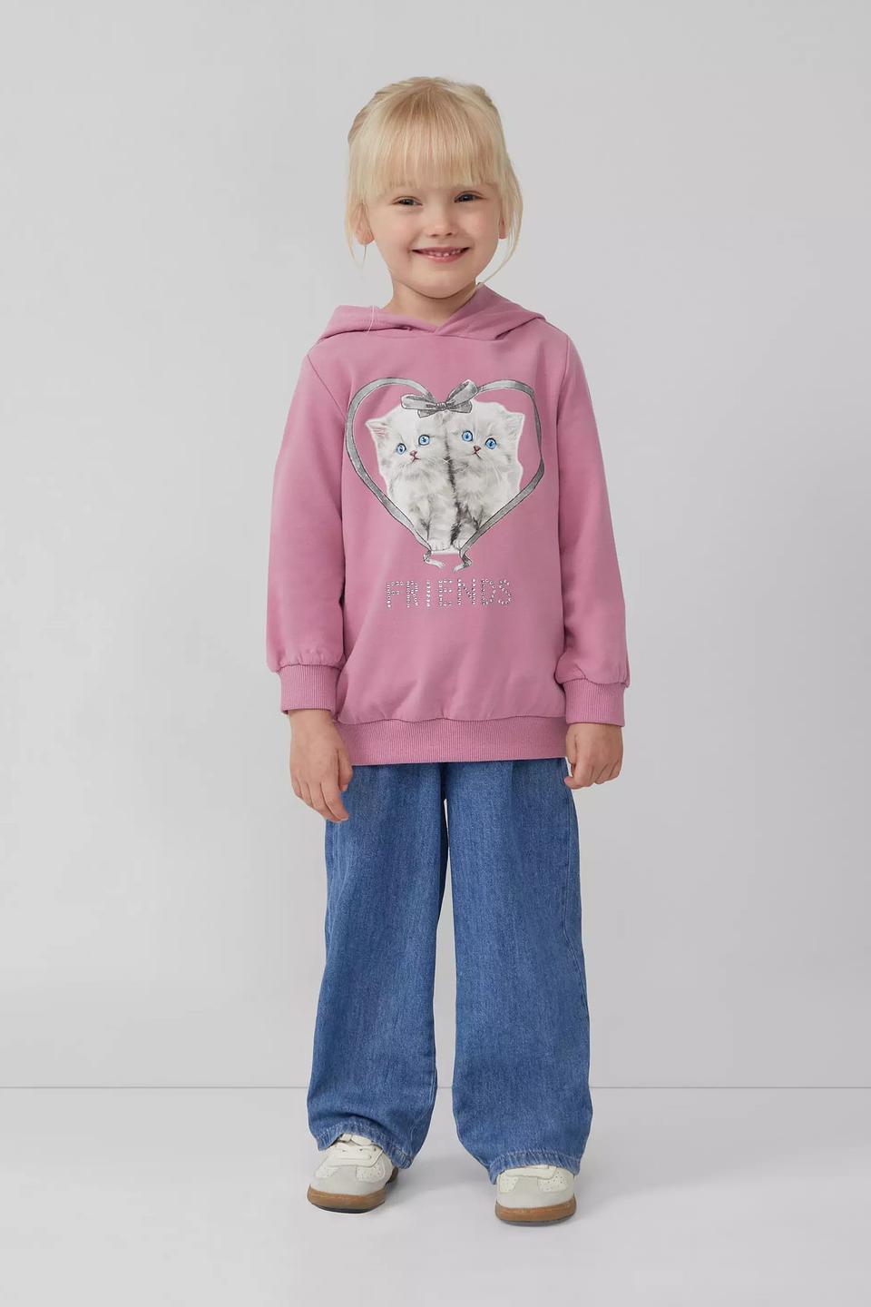 Толстовка s.Oliver дев. с котятами