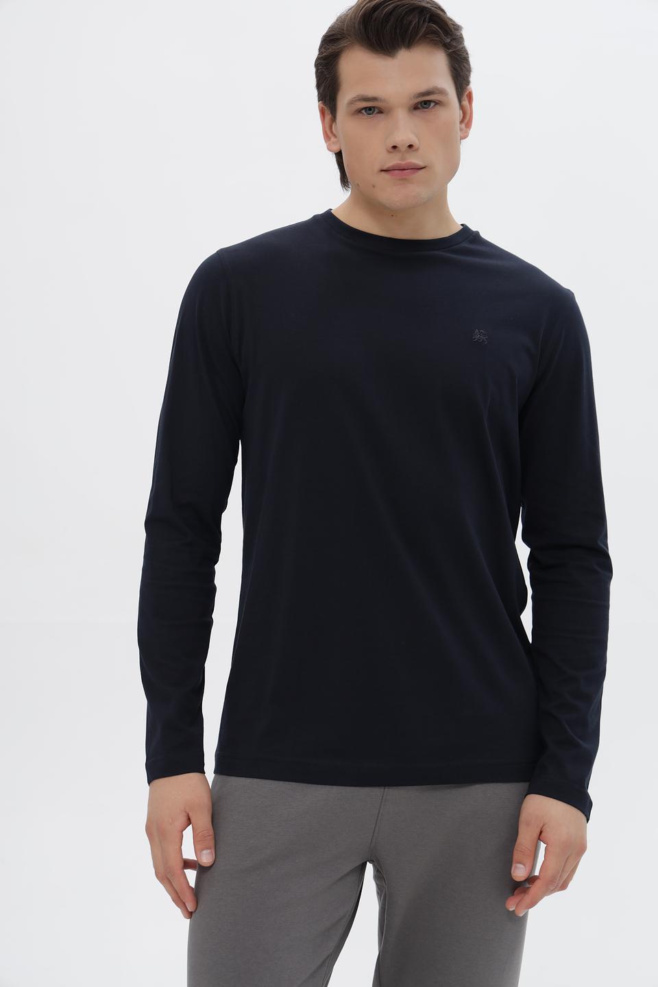 Лонгслив Lerros мужской тёмно-синий