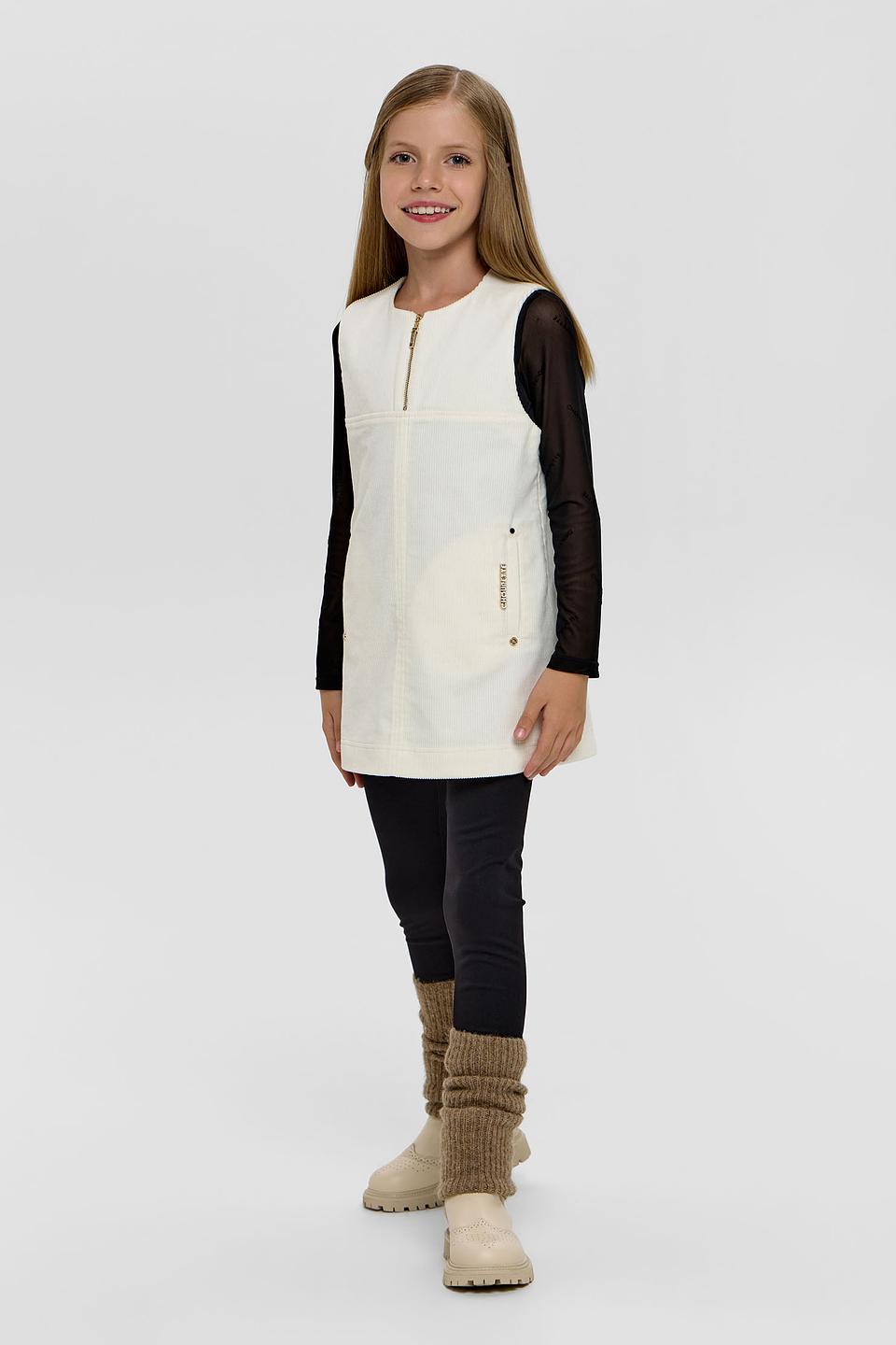 Платье Choupette дев. с вышивкой экрю