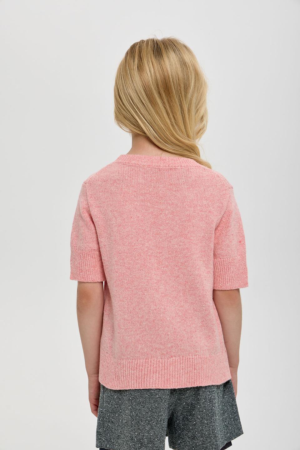 Детская блуза Choupette розовая с принтом