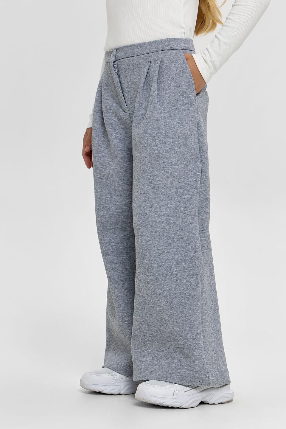 Брюки Choupette дев. серые клёш