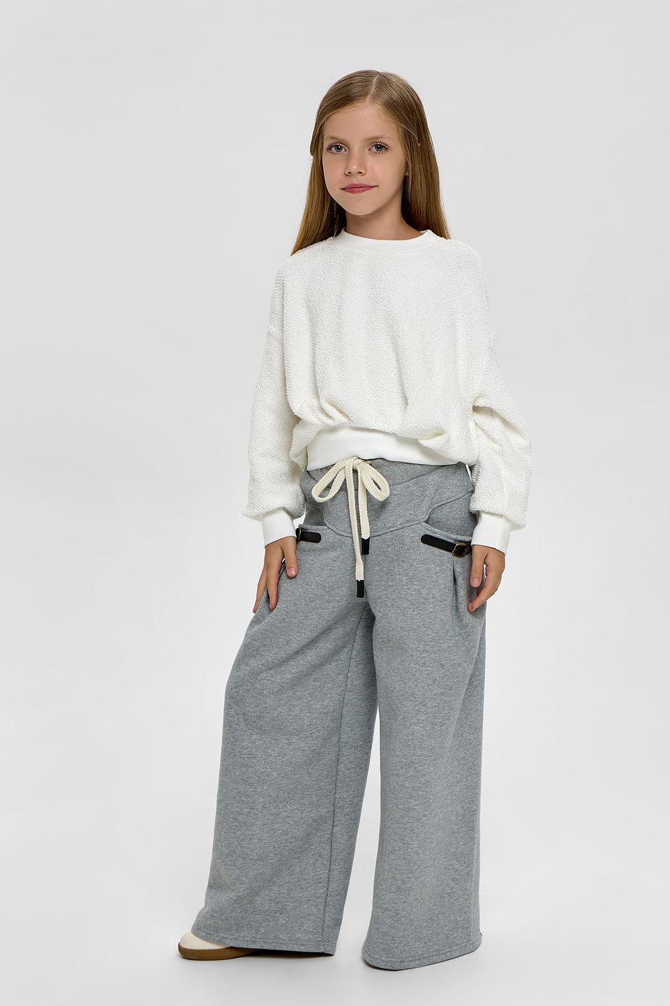 Джемпер Choupette дев. фактурный белый