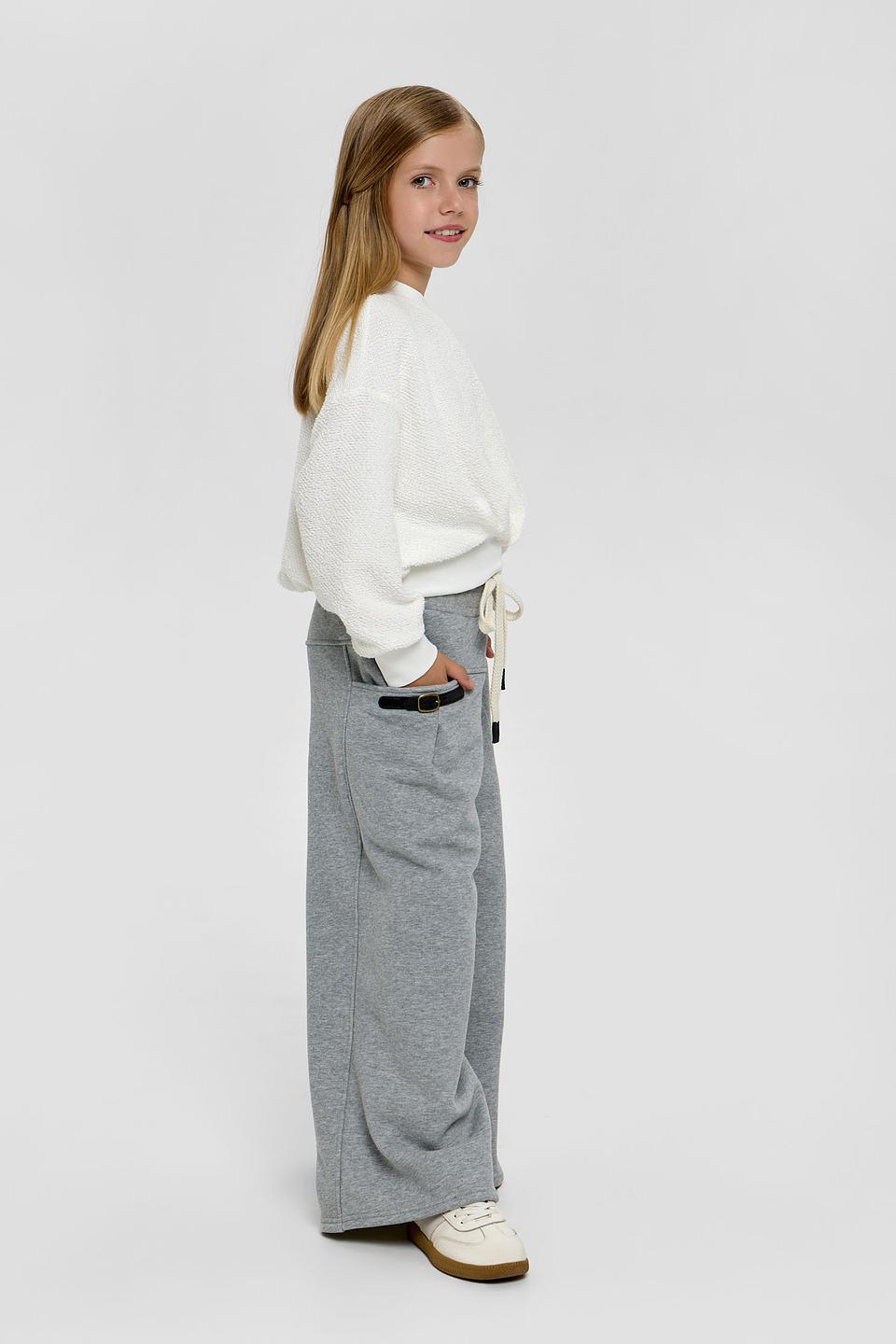 Джемпер Choupette дев. фактурный белый