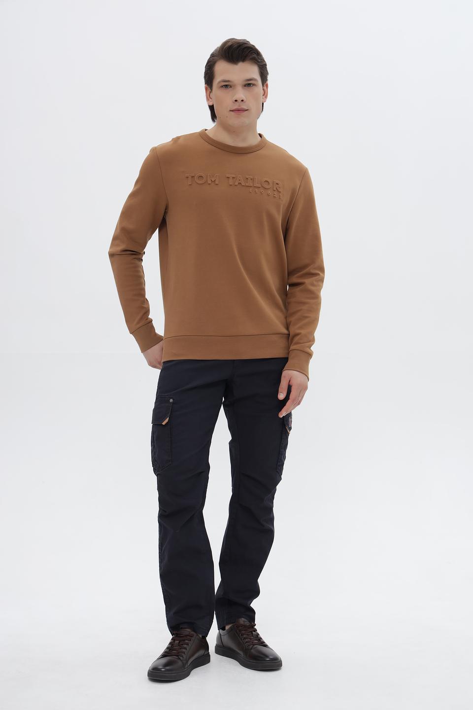 Джемпер Tom Tailor коричневый