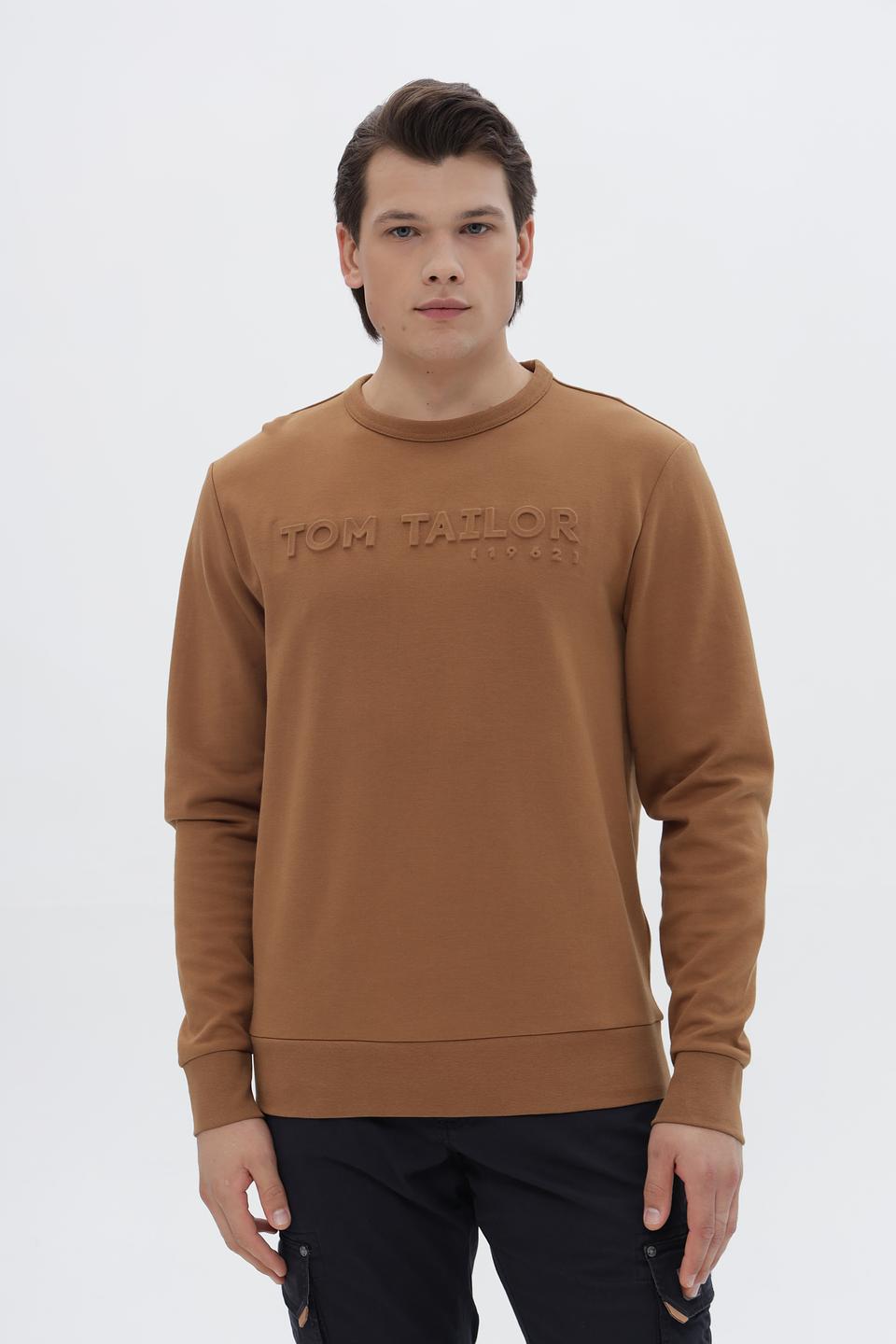 Джемпер Tom Tailor коричневый