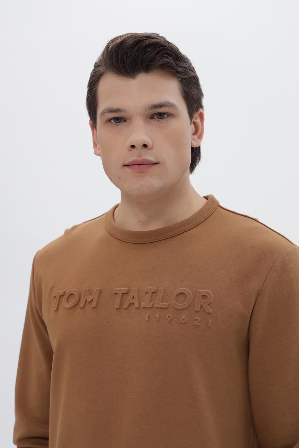 Джемпер Tom Tailor коричневый