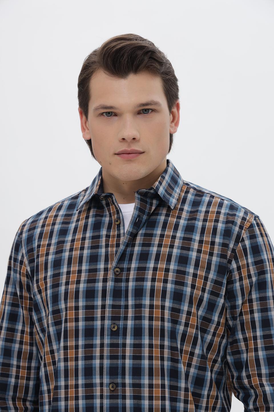 Рубашка дл. рукав Tom Tailor в клетку