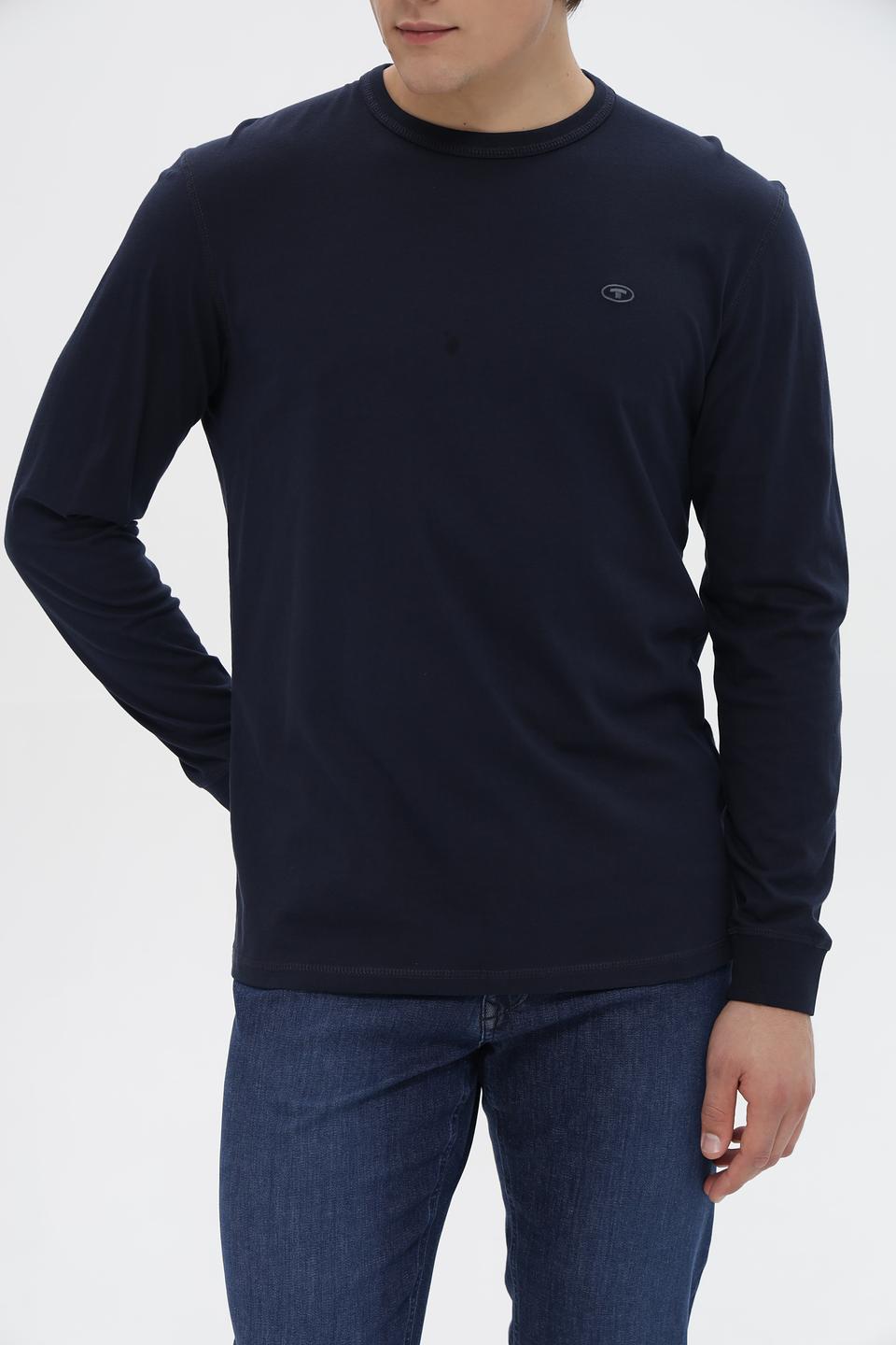Лонгслив Tom Tailor темно-синий