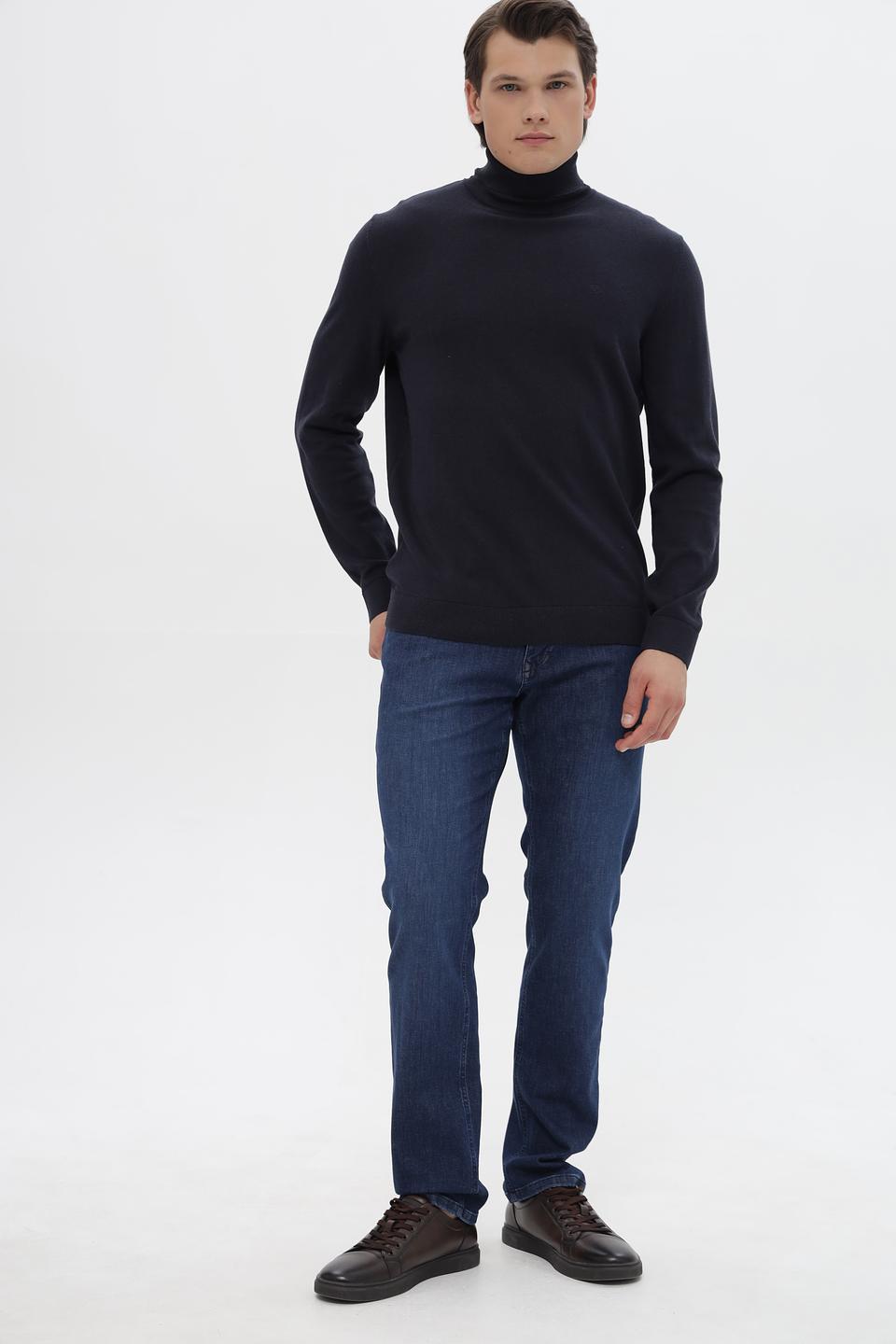 Водолазка Tom Tailor мужская тёмно-синяя