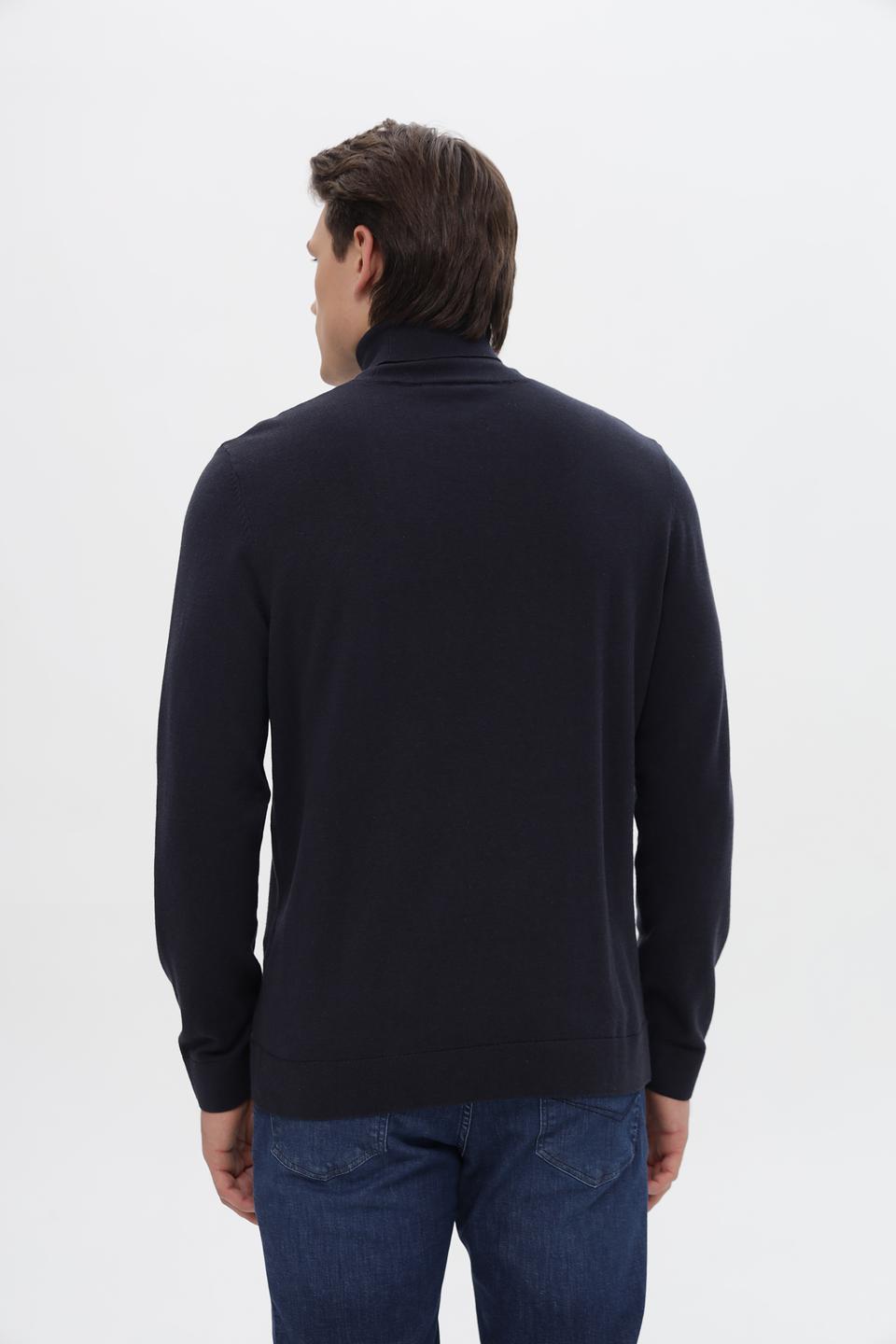 Водолазка Tom Tailor мужская тёмно-синяя