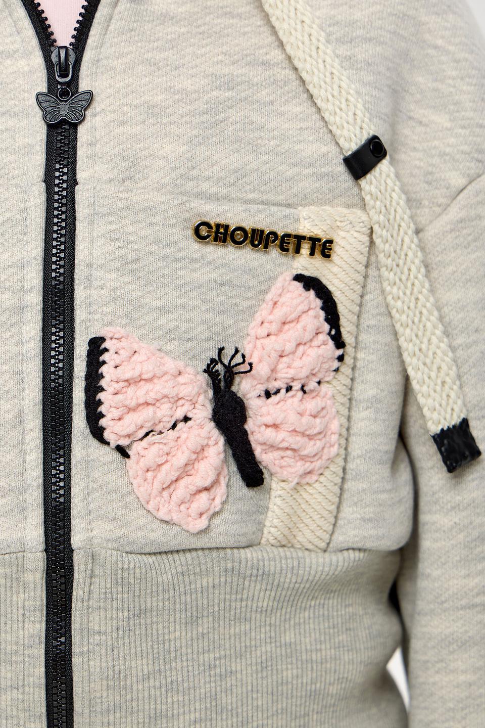 Толстовка Choupette дев. с бабочками