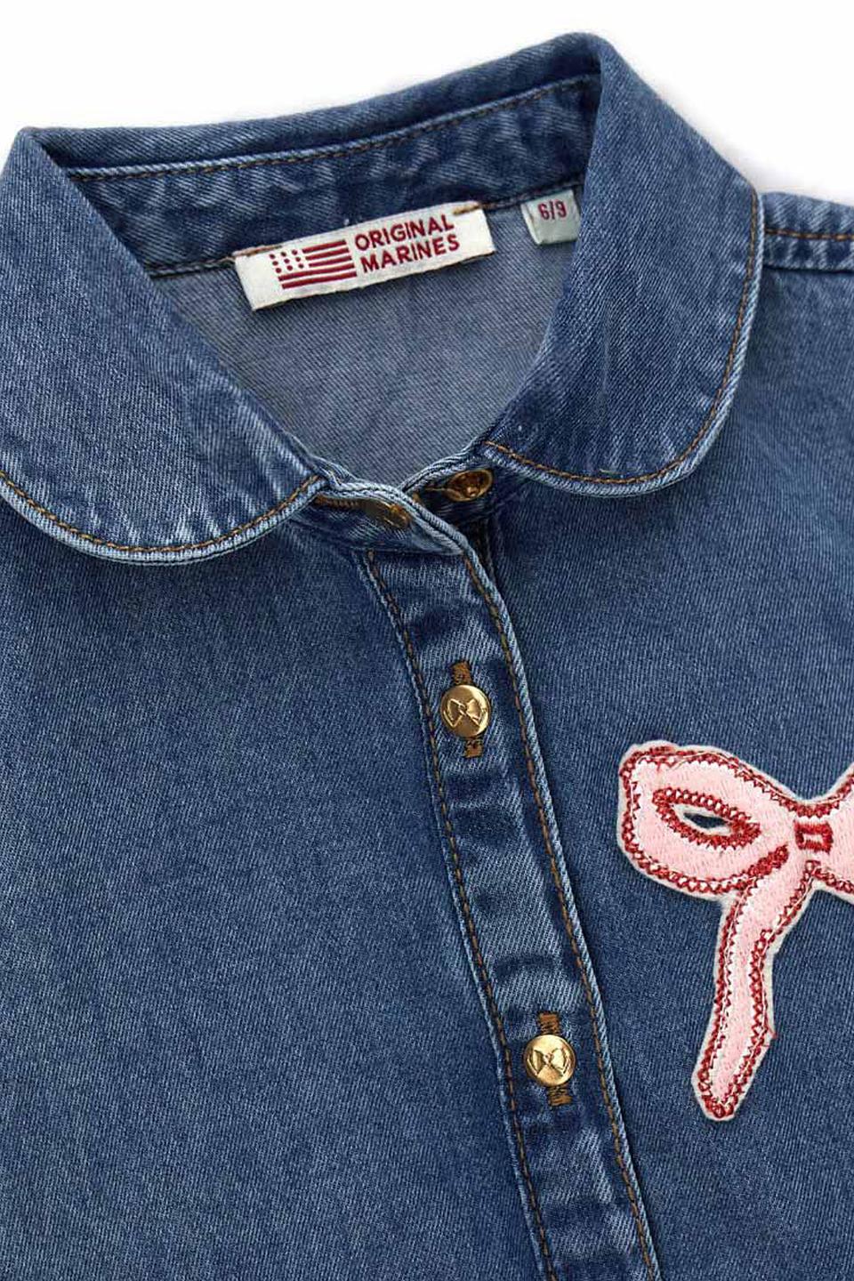 Платье Original Marines джинсовое с бантом