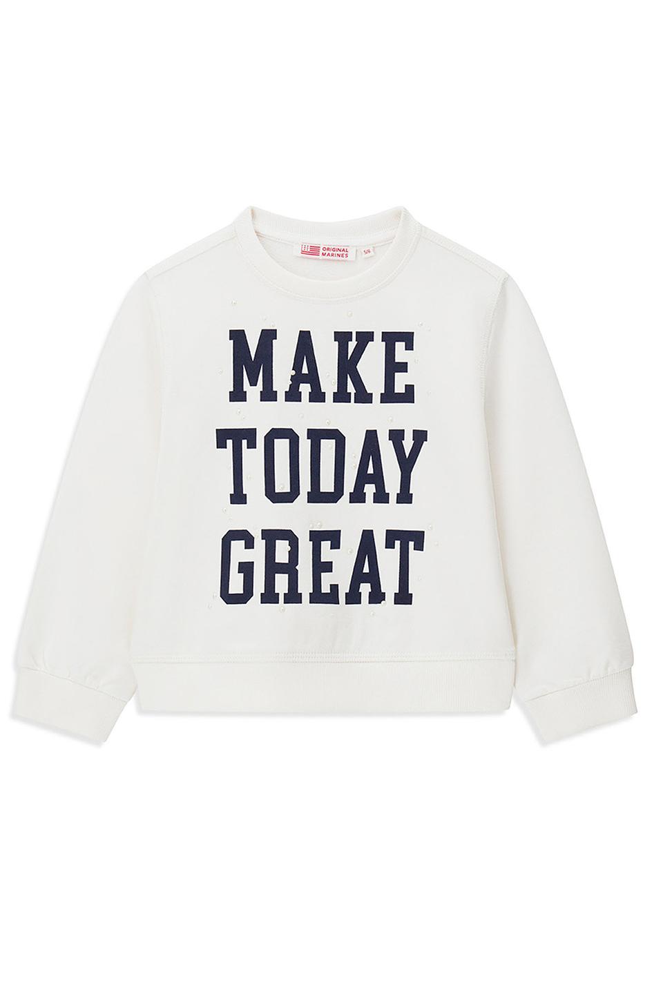 Джемпер Original Marines с надписью белый