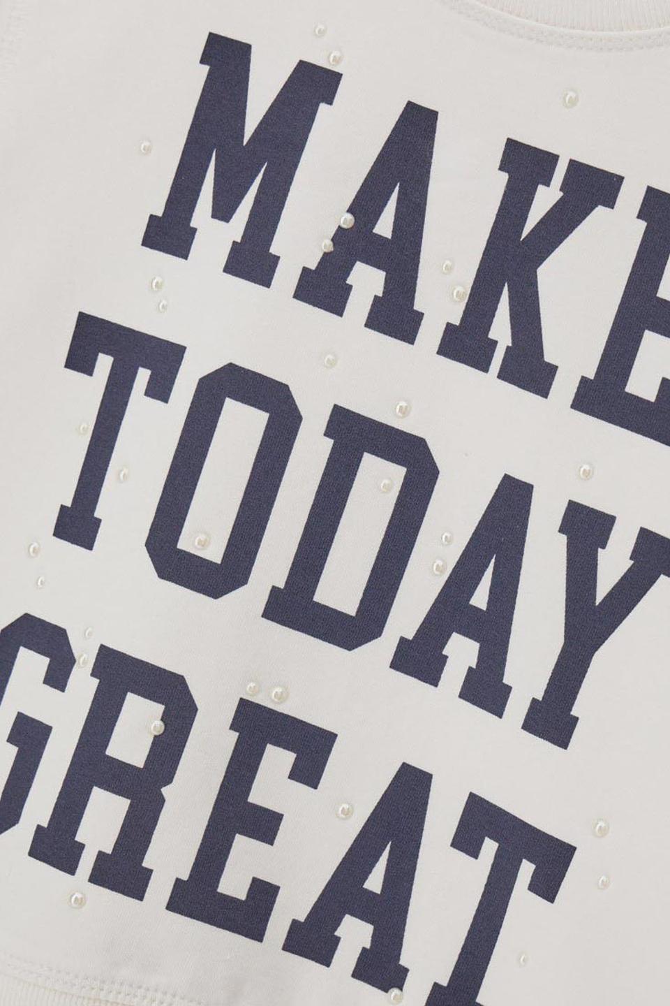 Джемпер Original Marines с надписью белый