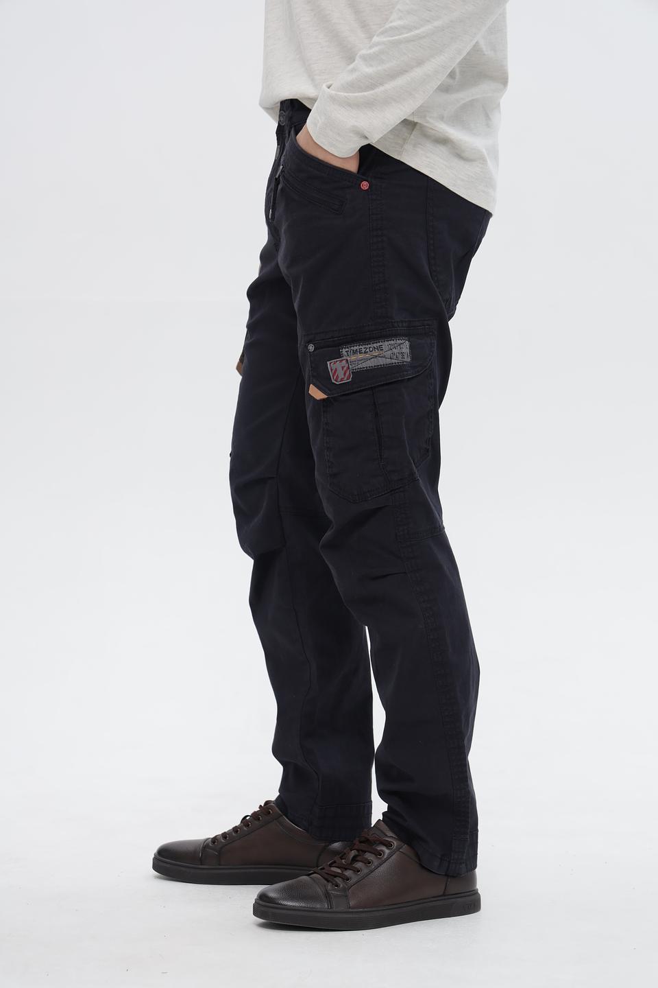 Брюки карго Time Zone чёрные