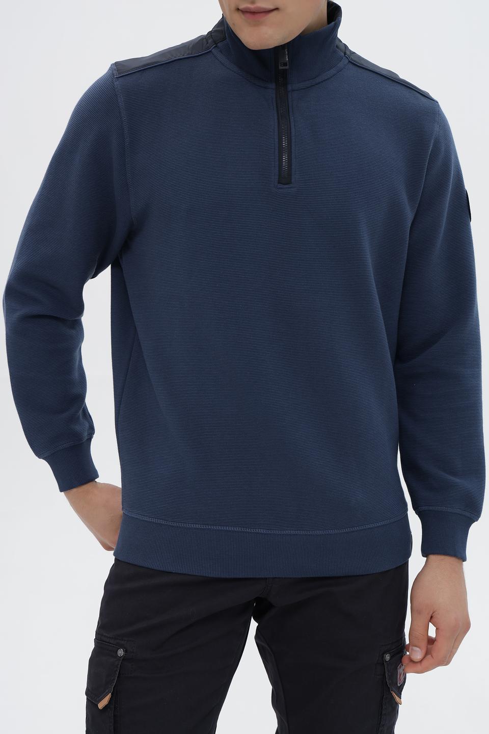 Джемпер Casa Moda с молнией синий