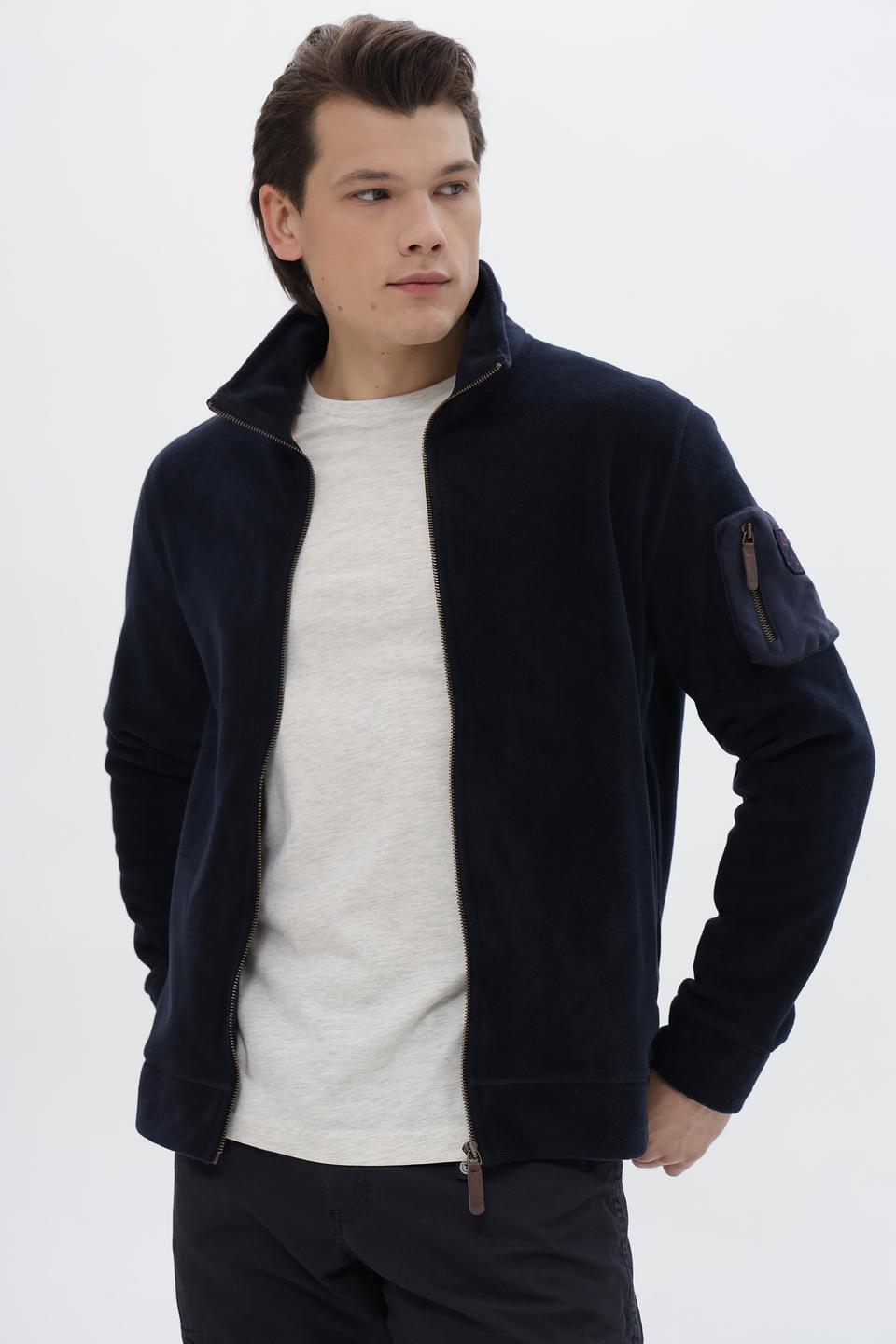 Кардиган Time Zone мужской тёмно-синий