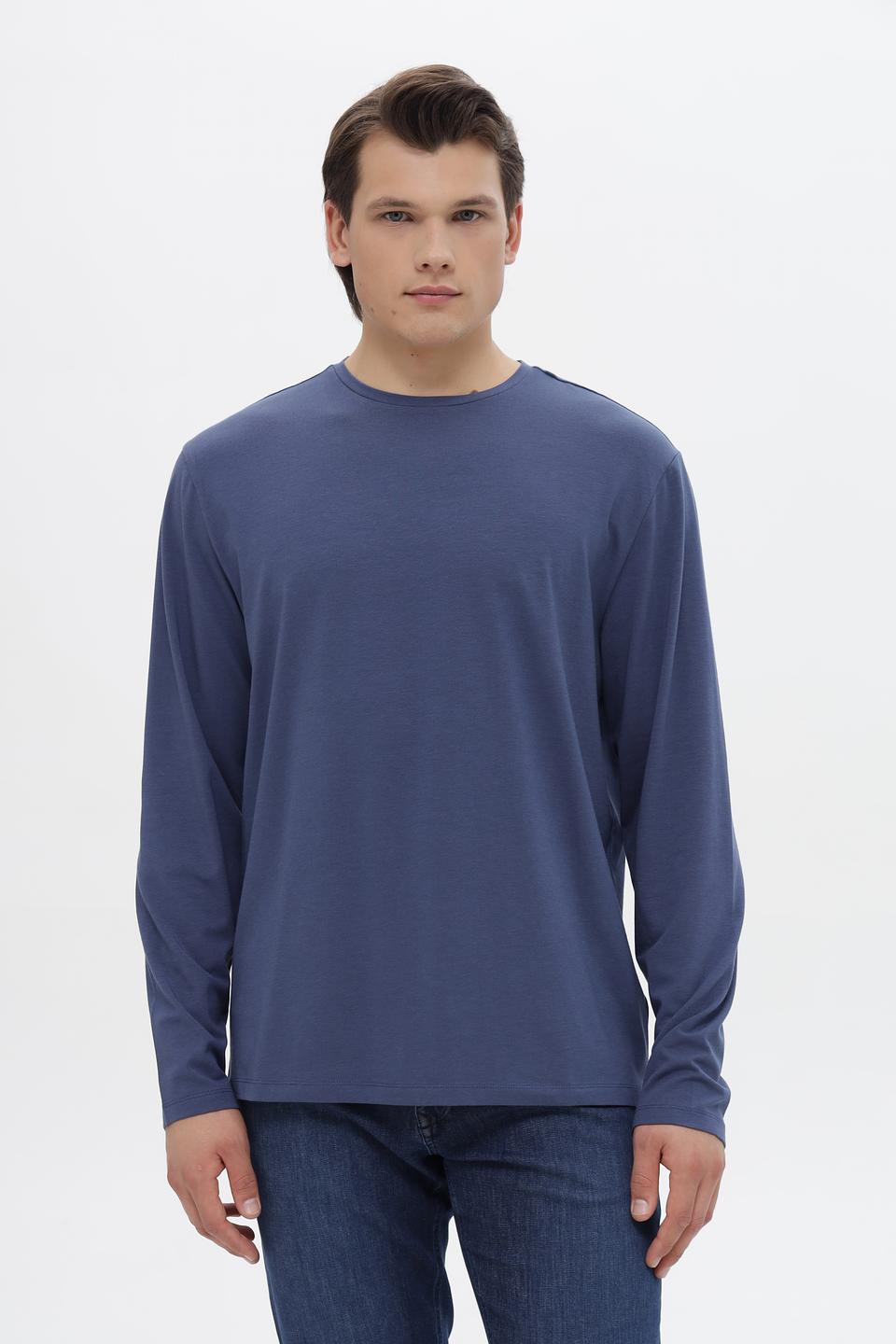 Лонгслив Monte Carlo синий