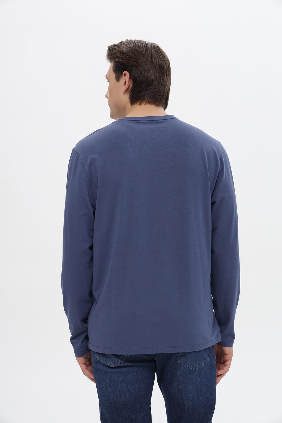 Лонгслив Monte Carlo синий