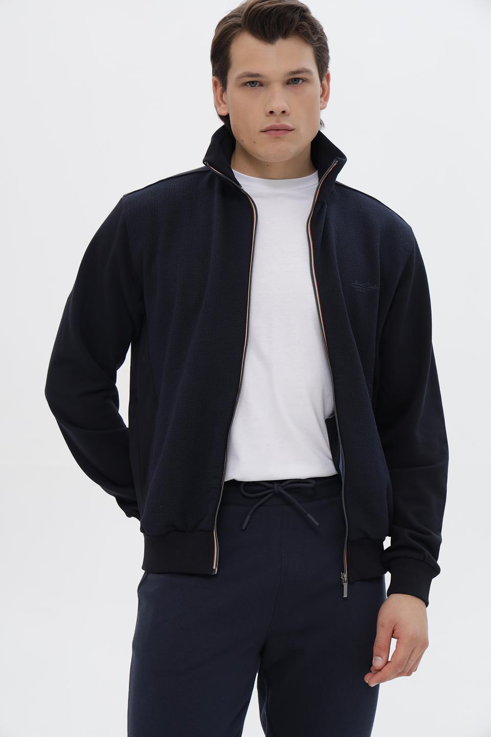 Кардиган Monte Carlo мужской тёмно-синий