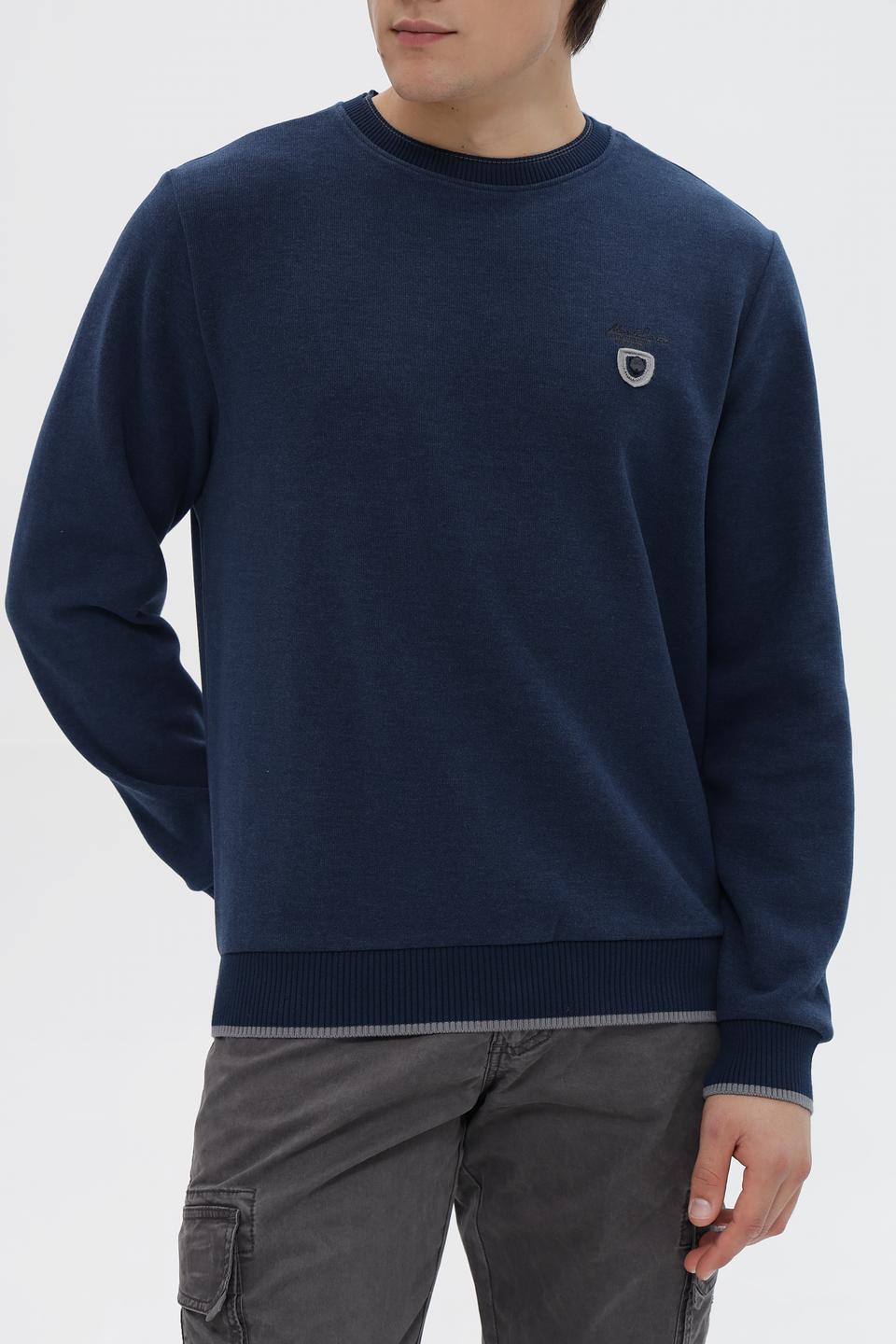 Джемпер Monte Carlo синий с логотипом