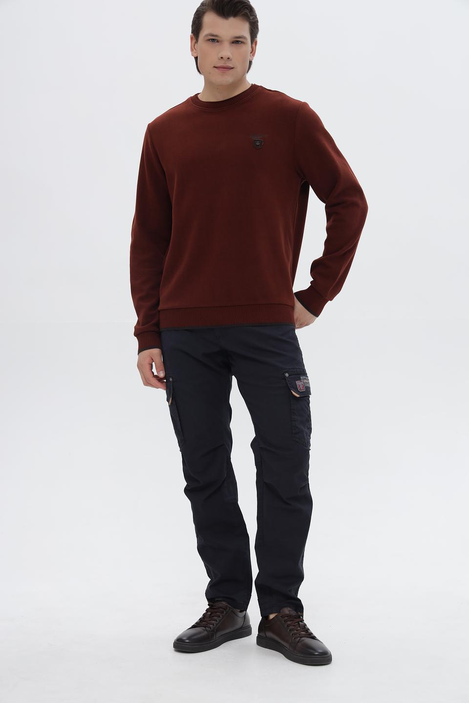 Джемпер Monte Carlo бордовый